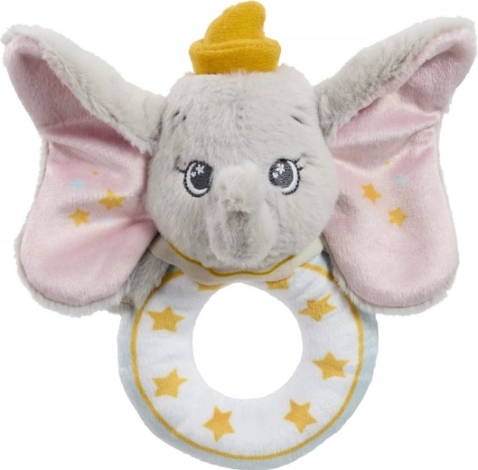 Λούτρινη κουδουνίστρα DISNEY DUMBO με δακτύλιο λαβής