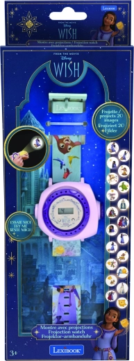Ψηφιακό ρολόι προβολής Lexibook Disney Wish με 20 εικόνες