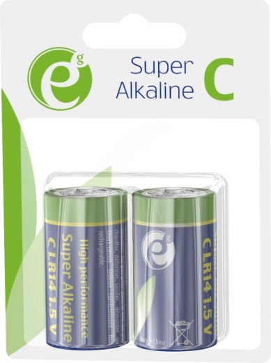 Αλκαλικές μπαταρίες C LR14 1.5 V, συσκευασία 2 τεμ.