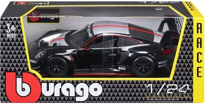 Bburago Porsche 911 GT3 μαύρο μοντέλο σε κλίμακα 1:24