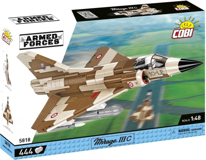 Σετ κατασκευής COBI Armed Forces – Mirage IIIC 1:48, 444 τεμάχια