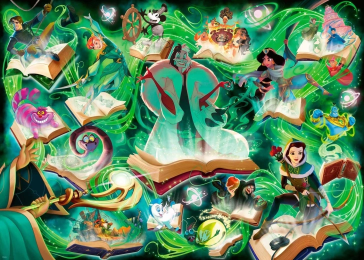 Παζλ Ravensburger Disney Lorcana Glimmers of the Realm Smaragd 1000 κομμάτια