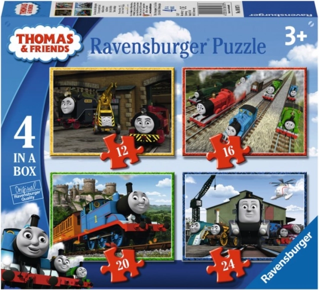 Παζλ Ravensburger Μασίνκα Τομάς 4σε1 (12, 16, 20, 24 κομμάτια)