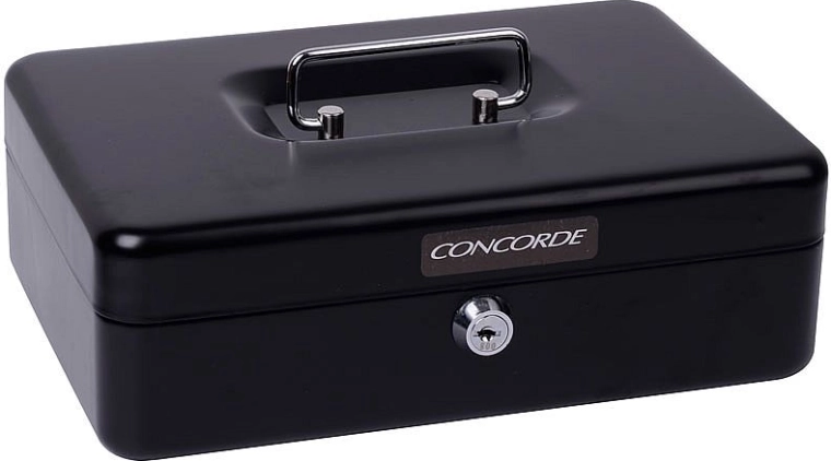 Μεταλλικό ταμείο CONCORDE μαύρο