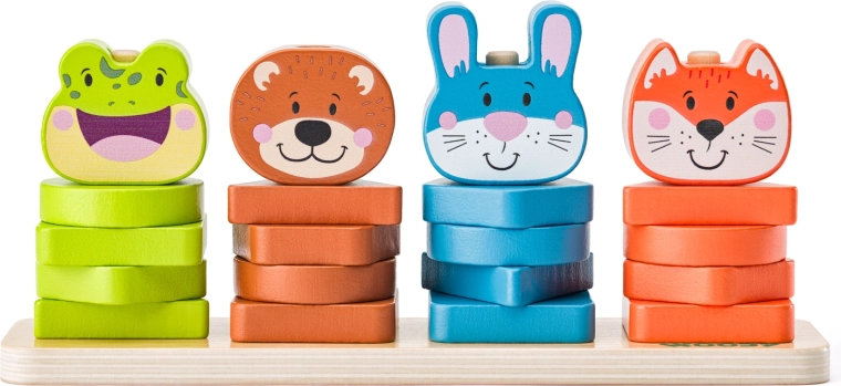 Περαστές φόρμες: ζώα του δάσους