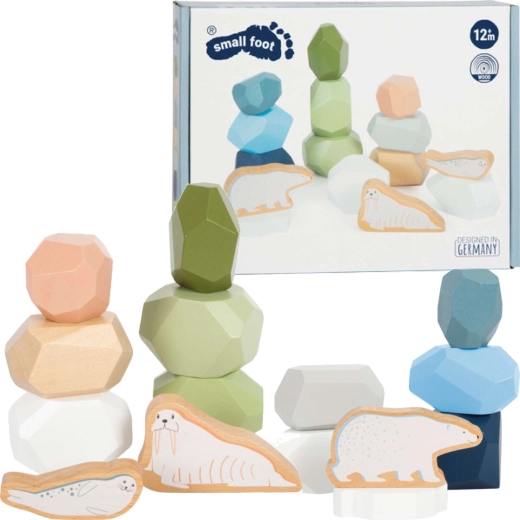 Ξύλινες πέτρες ισορροπίας Small foot Arctic