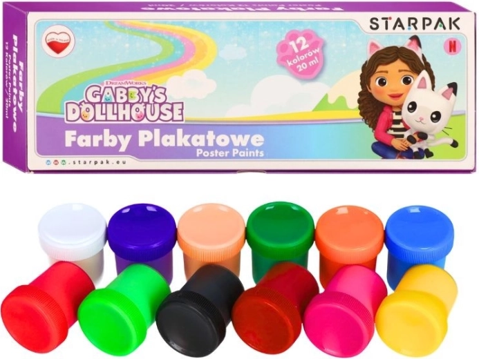 Πλαστελίνη Gabby's Dollhouse – σετ 12 χρωμάτων