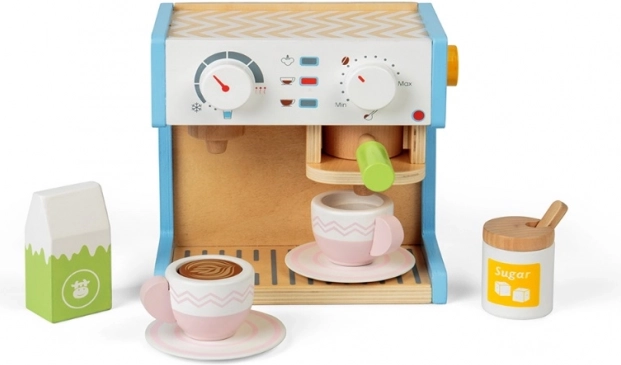 Ξύλινη καφετιέρα BIGJIGS TOYS για παιδιά
