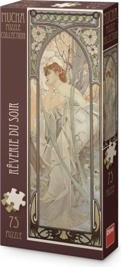 Πανοραμικό παζλ Dino Alfons Mucha – Όνειρο του βραδιού (75 κομμάτια)