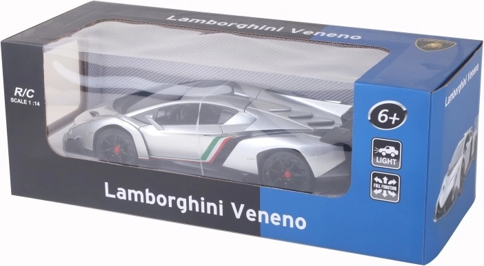 RC αυτοκίνητο Lamborghini Veneno 1:14 ασημί ή πράσινο