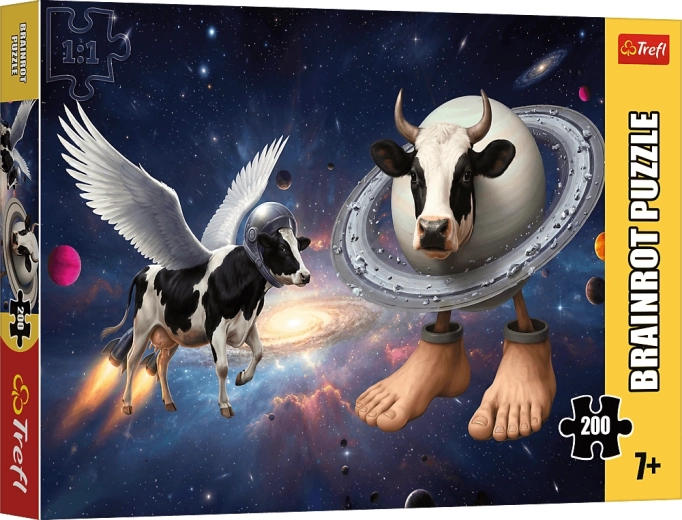 Παζλ Trefl BrainRots: Crazy Cow 200 κομμάτια