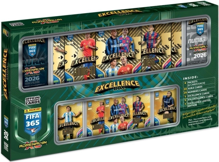 Συλλεκτικές κάρτες PANINI FIFA 365 Adrenalyn XL 2026 Excellence Box