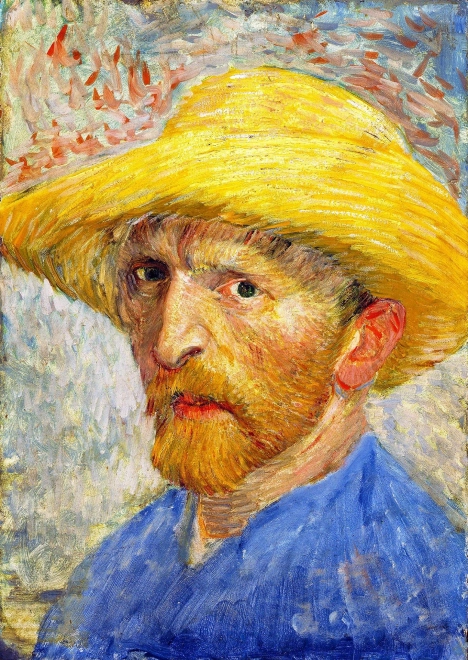 Παζλ Vincent van Gogh Αυτοπροσωπογραφία με ψάθινο καπέλο 1000 κομμάτια