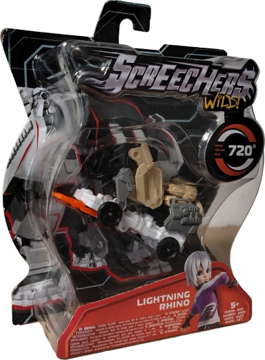 Screechers Wild μεταμορφούμενο όχημα Lightning Rhino ρινόκερος