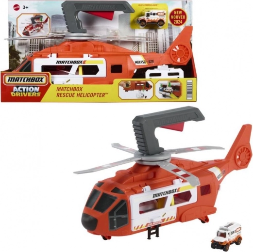 Ελικόπτερο για αποστολή διάσωσης Matchbox Action Drivers