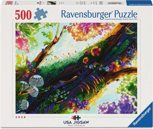 Παζλ Ravensburger USA Jigsaw Nationals: Βρυώδες δάσος 500 κομματιών