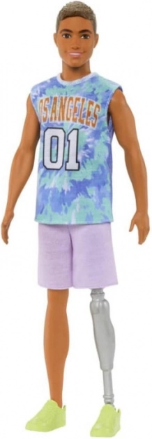 Barbie Fashionistas Ken Αθλητικό ντύσιμο με πρόσθετο πόδι
