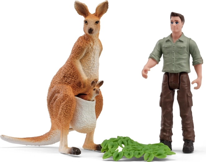 Schleich εκδρομή με ρέιντζερ για καγκουρό - 1 τεμ.