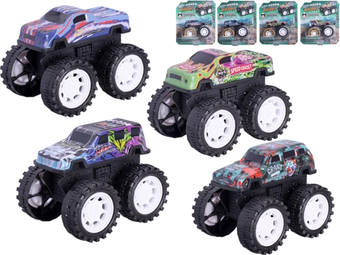 Μεταλλικό monster truck 10 cm με αδρανειακή κίνηση