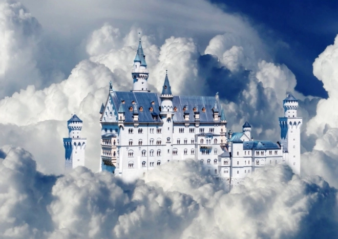Παζλ Bluebird Κάστρο Neuschwanstein στα σύννεφα, 500 κομμάτια