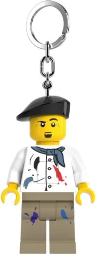 LEGO φωτιζόμενο μπρελόκ – μινιφιγούρα ζωγράφος με φως LED