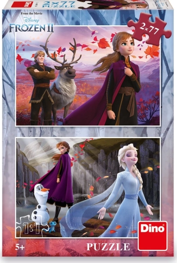 Παζλ Dino Frozen II Προσμονή 2x77 κομμάτια