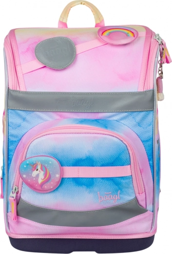 BAAGL σχολική τσάντα Zippy Plus Rainbow Unicorn