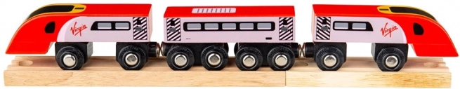Bigjigs Rail Virgin Pendolino – ξύλινο σετ τρένου