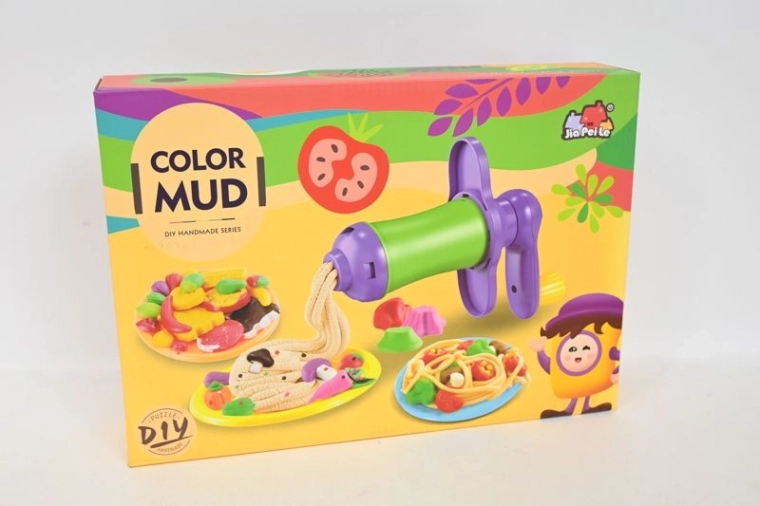Color Mud DIY χειροποίητο δημιουργικό σετ πλαστελίνης με πρέσα για ζυμαρικά