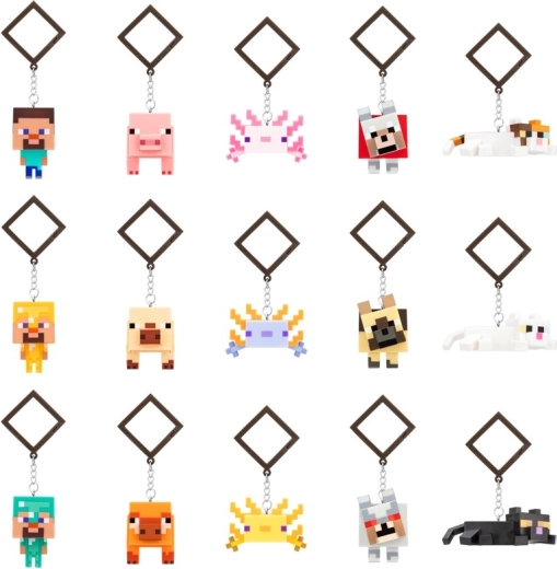 Minecraft μεταμορφούμενο μπρελόκ Backpack Buddies