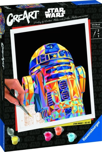 Ravensburger CreArt ζωγραφική με αριθμούς – Star Wars: R2‑D2