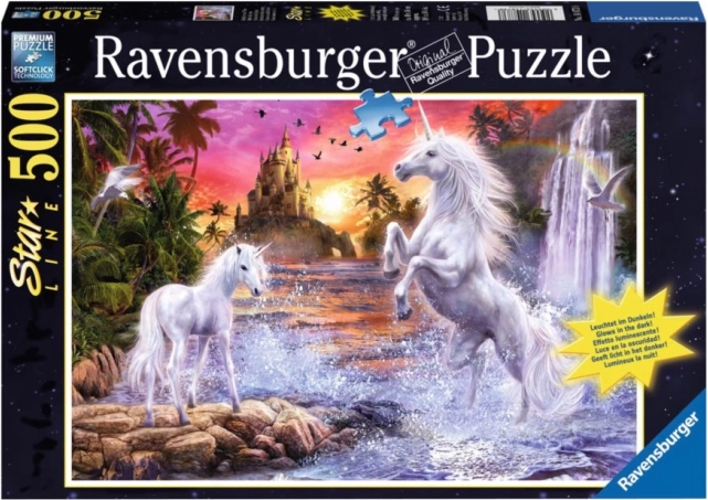 Παζλ Ravensburger «Μονόκεροι στο ποτάμι» 500 κομμάτια