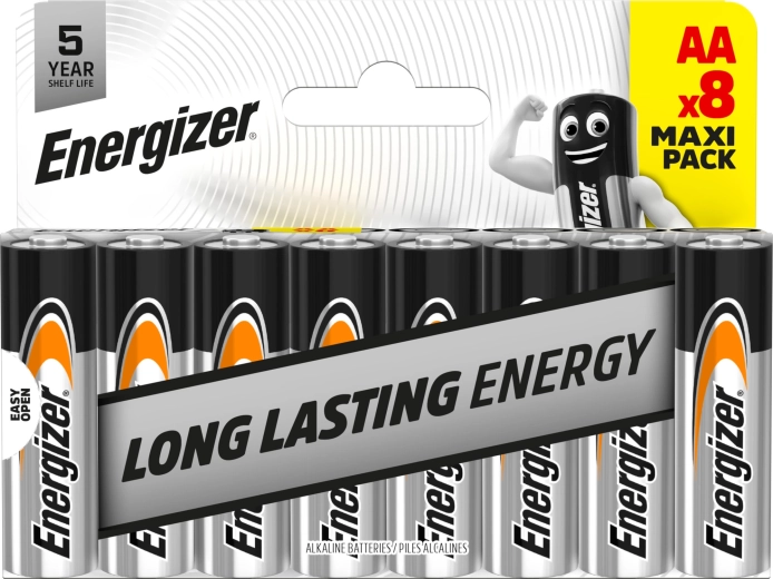 Αλκαλικές μπαταρίες Energizer Everyday AA 8 τεμ.
