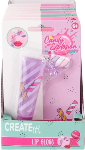 Λιπ γκλος με μπρελόκ Candy Explosion