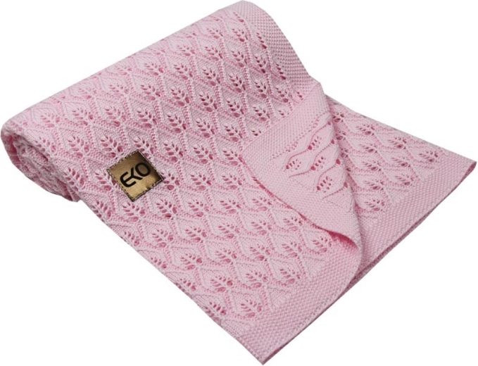EKO κουβέρτα μπαμπού rose pink 80 × 100 cm