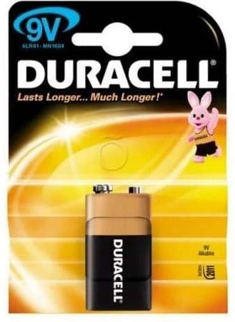Αλκαλική μπαταρία 9V DURACELL Basic