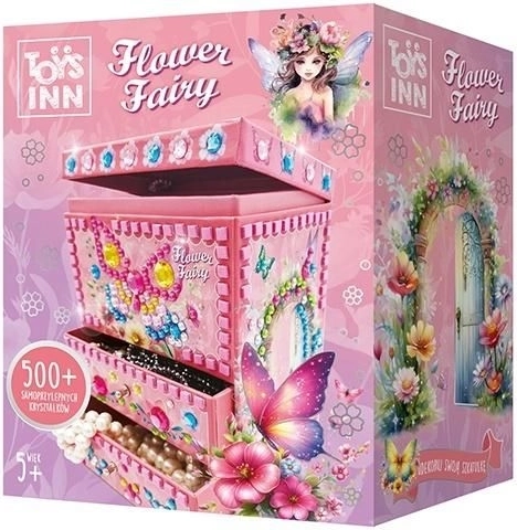 Διακοσμητική κοσμηματοθήκη Flower Fairy Bellisa – δημιουργικό σετ μωσαϊκού για παιδιά
