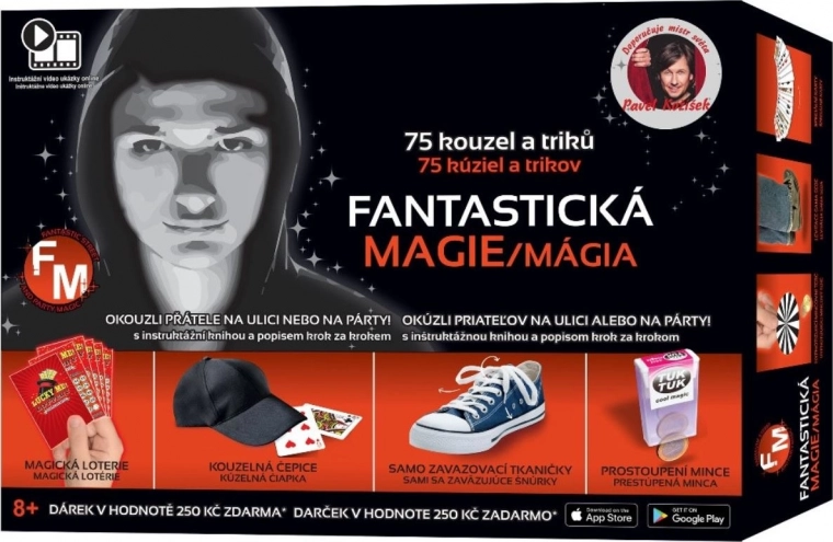 Παιδικό σετ μαγείας Fantastická magie – 75 κόλπα