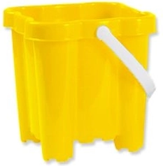Androni κουβαδάκι κάστρο με 4 πύργους 16 cm – κίτρινο