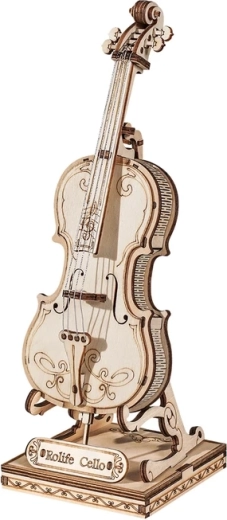 3D ξύλινο παζλ Violoncello από τη Rolife
