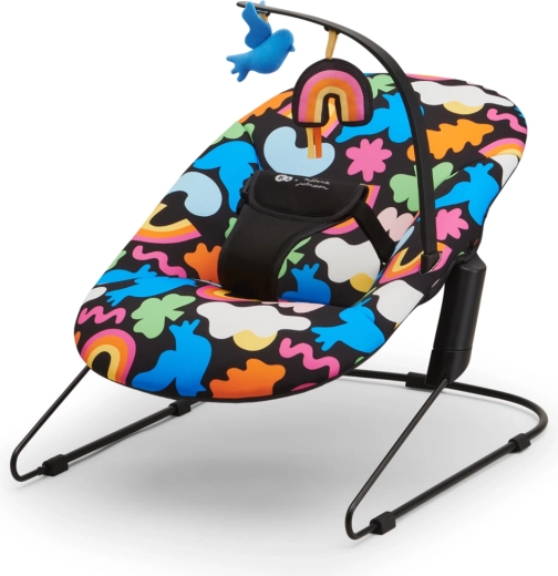 Κουνιστό ρηλάξ Kinderkraft Calmee Happy Shapes, 0m+, έως 9 kg