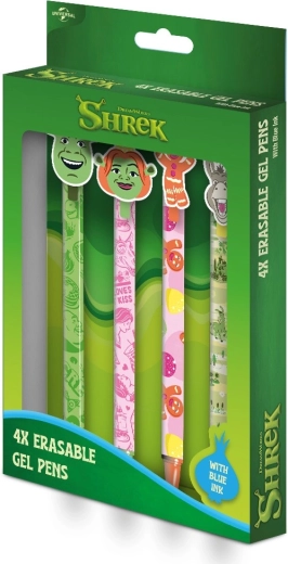 Σετ σβηστικών gel στυλό Shrek, 4 τεμ.