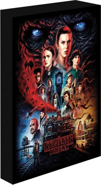 Φωτιζόμενος πίνακας 30x40 cm Stranger Things