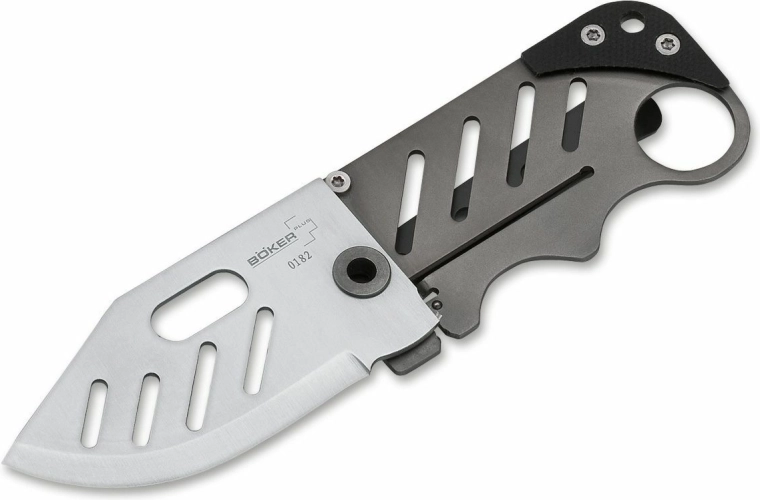 Μαχαίρι τσέπης για λαιμό Böker Plus Credit Card Knife, 5,8 cm, G10 και τιτάνιο