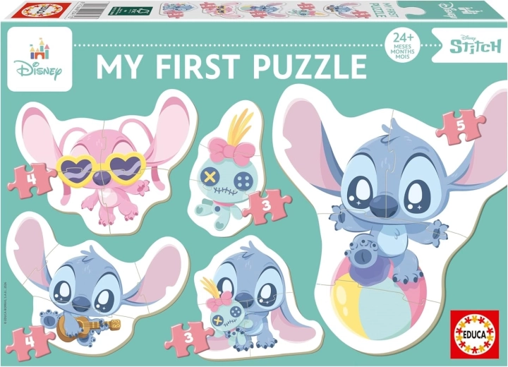 Educa baby παζλ Stitch 5 σε 1 (3–5 κομμάτια)