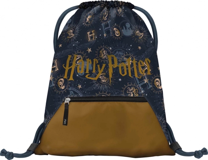 Σακουλάκι γυμναστικής με τσέπη Harry Potter Χόγκουαρτς