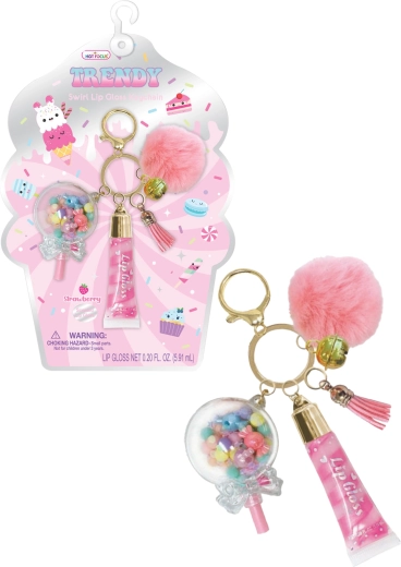 Μπρελόκ με lip gloss Γλυκά