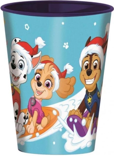 Πλαστικό κύπελλο Paw Patrol χριστουγεννιάτικο 260 ml