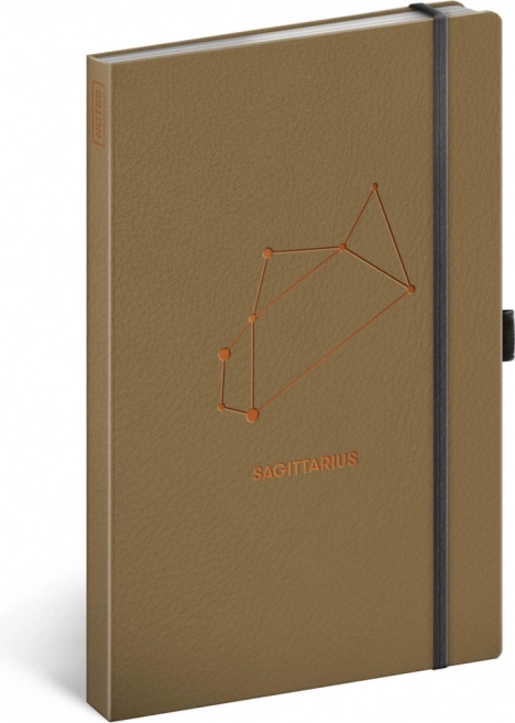 Σημειωματάριο Notique Τοξότης, γραμμωτό 13 × 21 cm