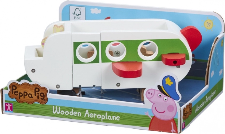 Ξύλινο αεροπλάνο PEPPA PIG